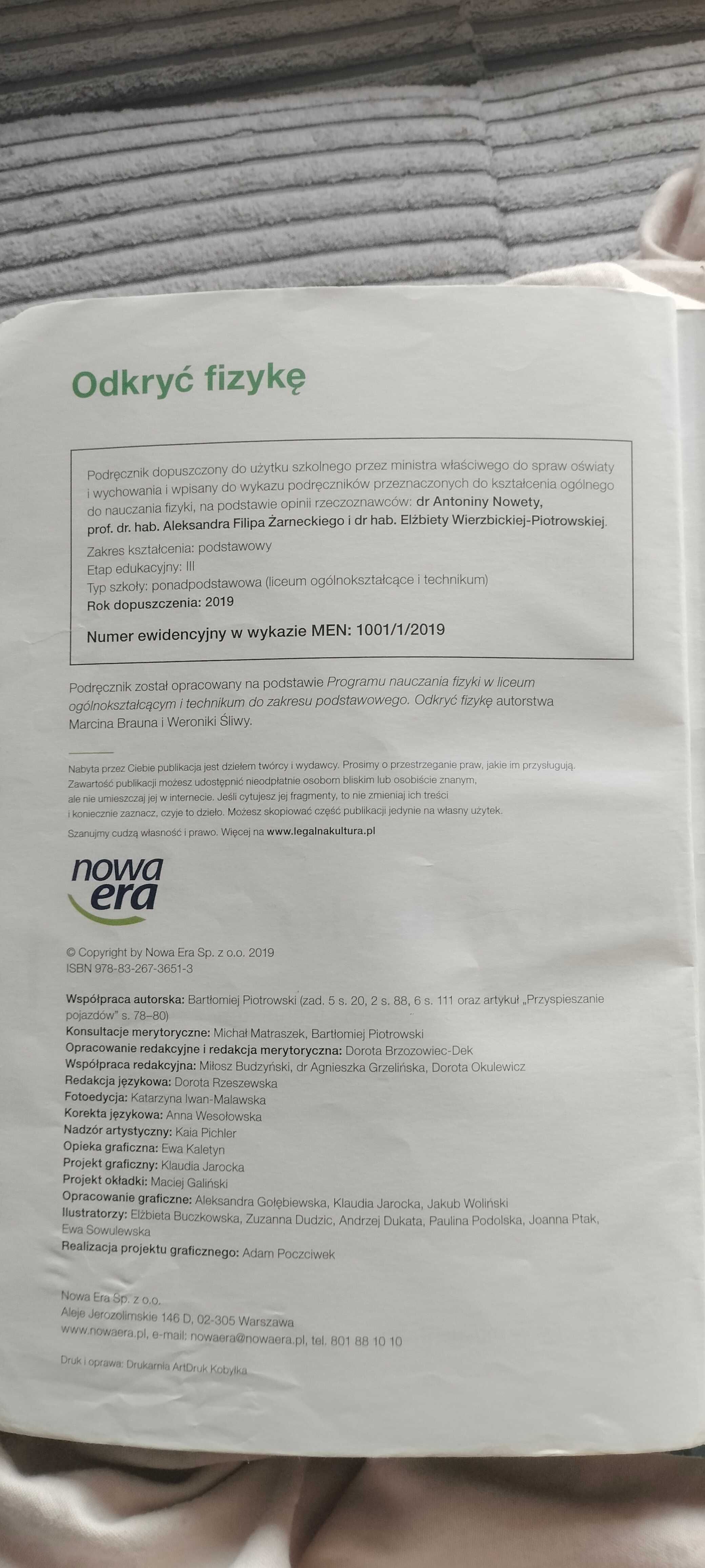 Odkryć fizykę 1 zakres podstawowy