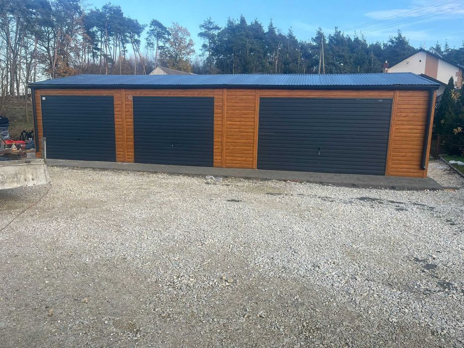 Garaż blaszany 6x5 Blaszak Hala Wiata Garaże blaszane 7x5 6x8 4x6 Raty