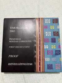 Primeiras Moedas Timor-Leste Prata