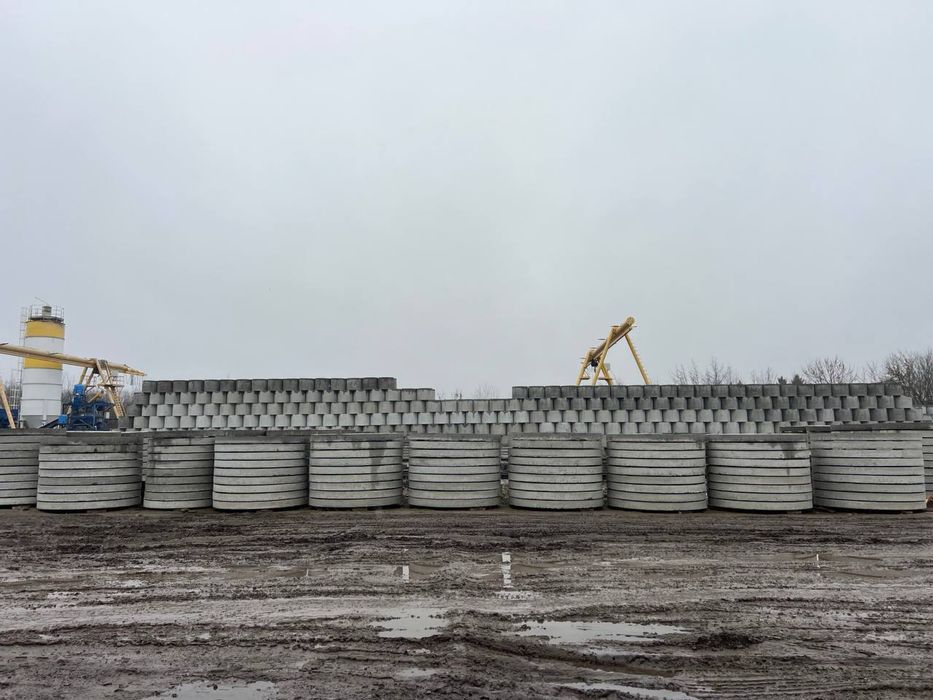 Бетонні кільця, плити перекриття від виробника