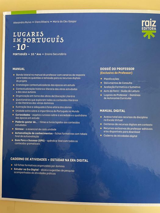 Professor: Lugares em Português 10ºano