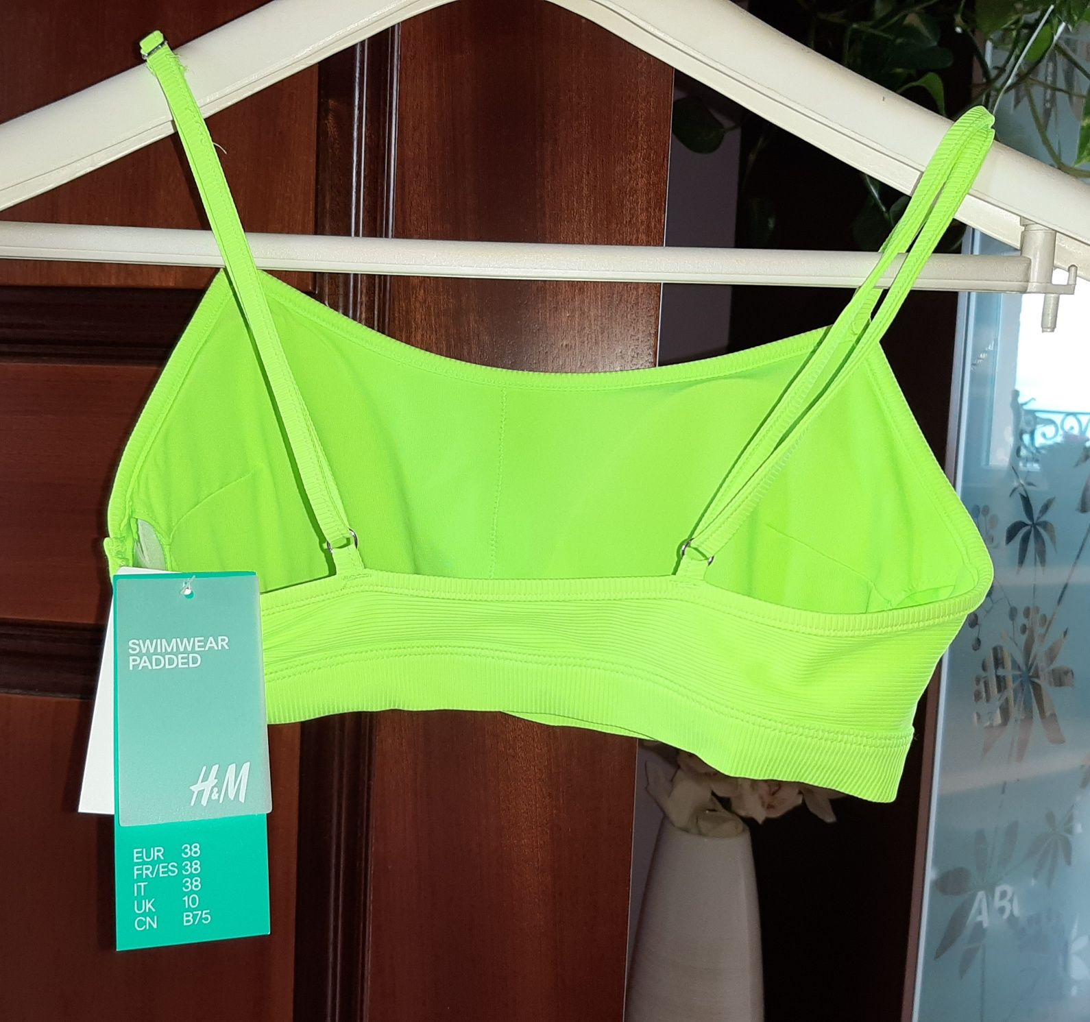 Nowy Top fluo zielony firmy H&M rozmiar 38, 75B