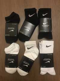 Носки Nike для спорту, Оригінал, 42-46, 38-42 чорні і білі