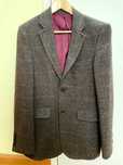 Blazer Masculino Lion of Porches Tweed Castanho 100% Lã