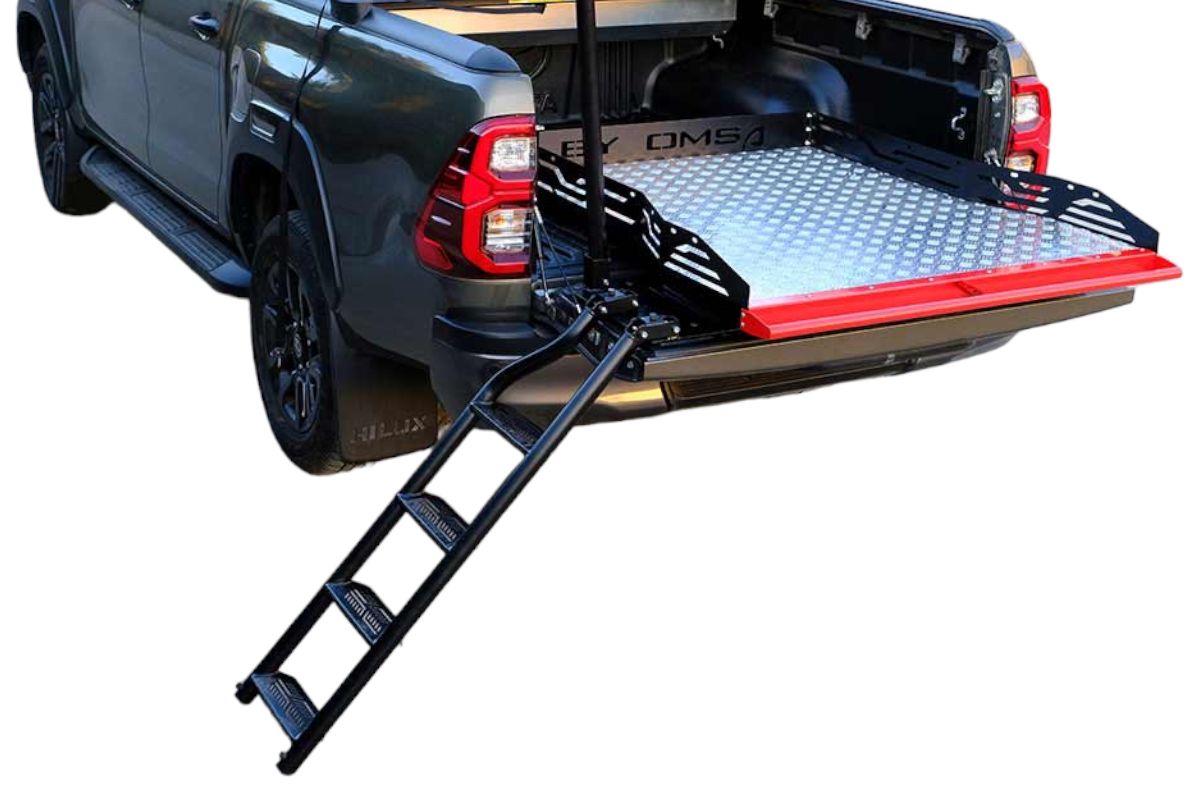 Zestaw szuflada + drabina na pakę Toyota Hilux