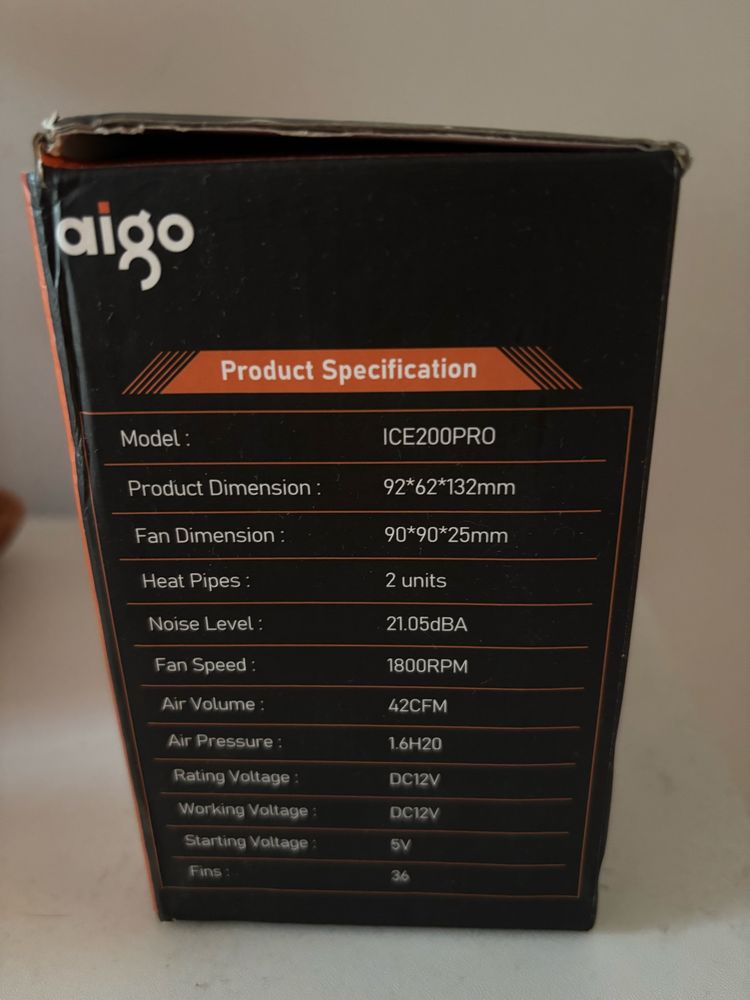 aigo ICE200 PRO CPU - COLLER chlodzenie procesora nowe