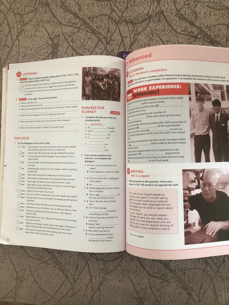 Workbook  and student’s book think 5