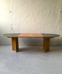 Stół rozkładany z granitowym blatem lata 80 90 vintage design