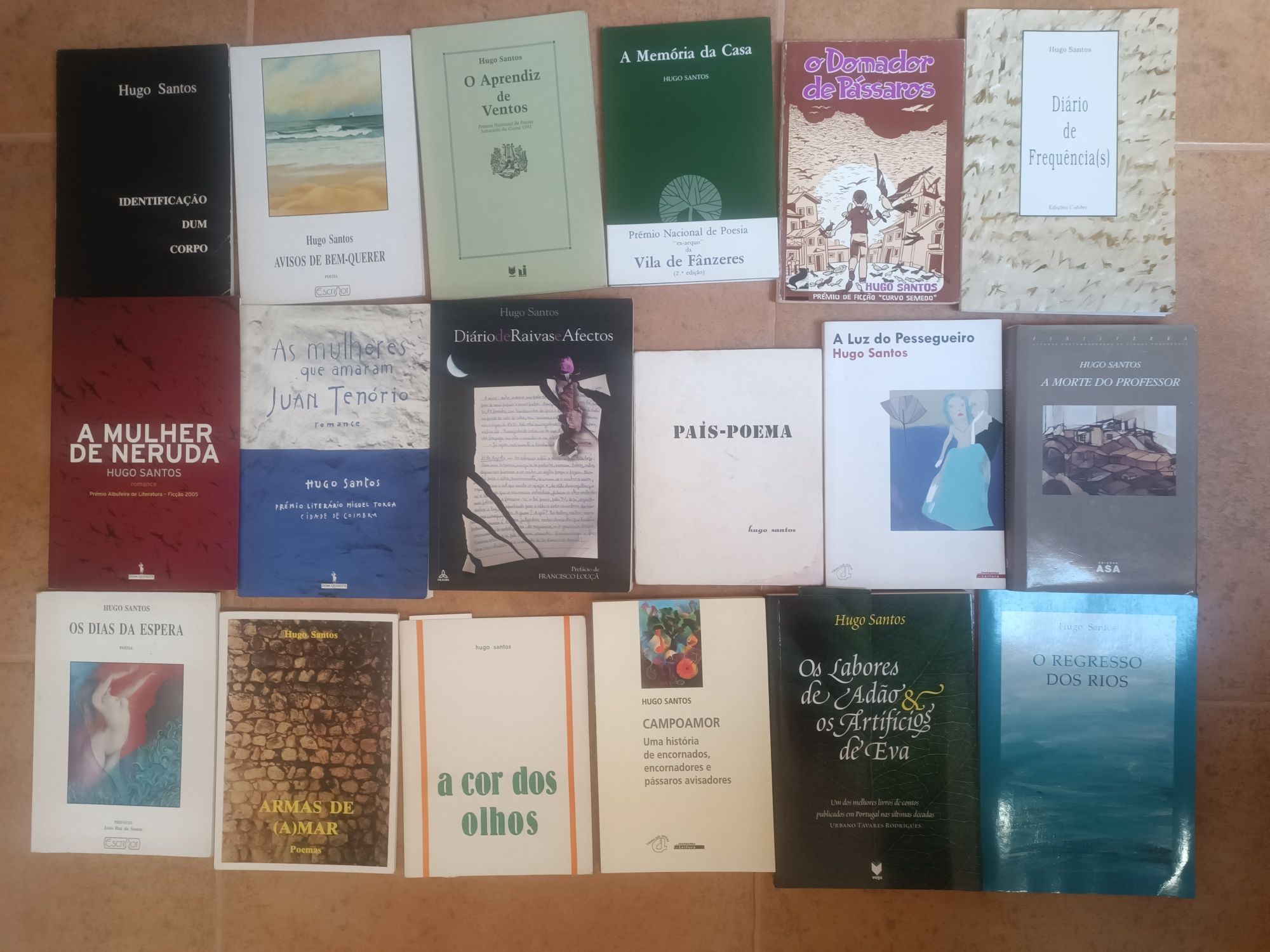 21 livros do autor Hugo Santos - Vários Prémios Literários