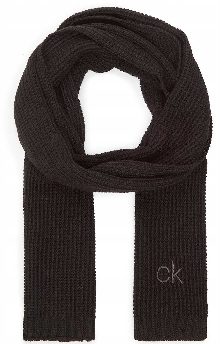 Komplet czapka + szalik CALVIN KLEIN kol. czrany
