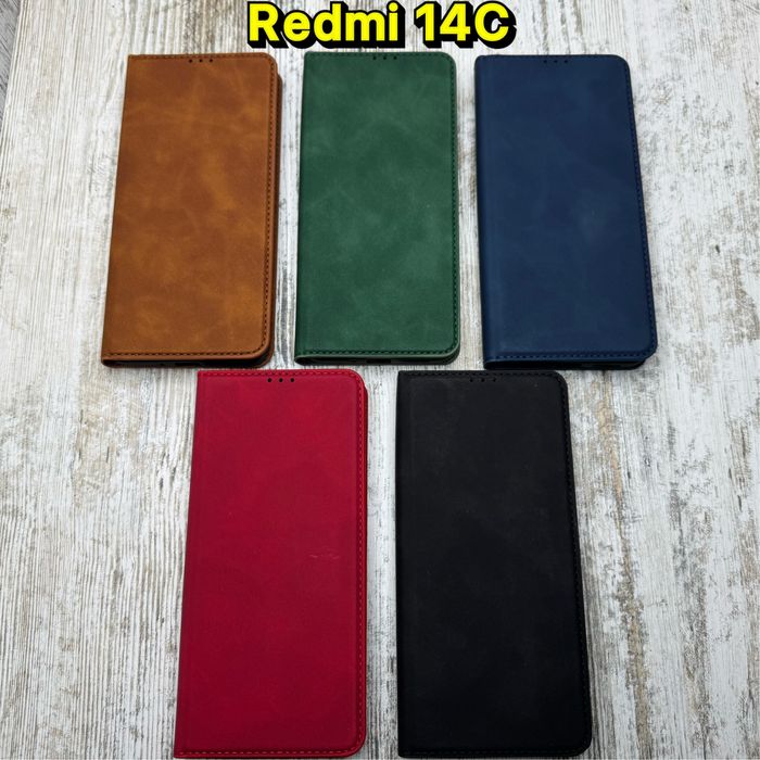 Чехол книжка прошитый на Xiaomi Redmi 14C/ 13C/ 12C Чохол