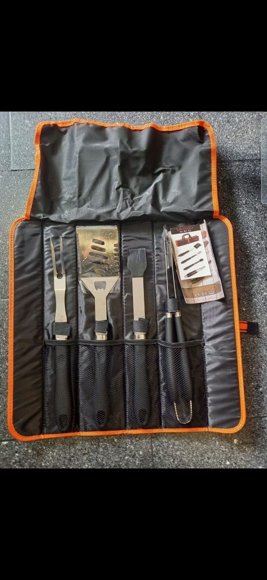 Utensílios BBQ marca Miyako com moinho pimento e sal tudo novo selado