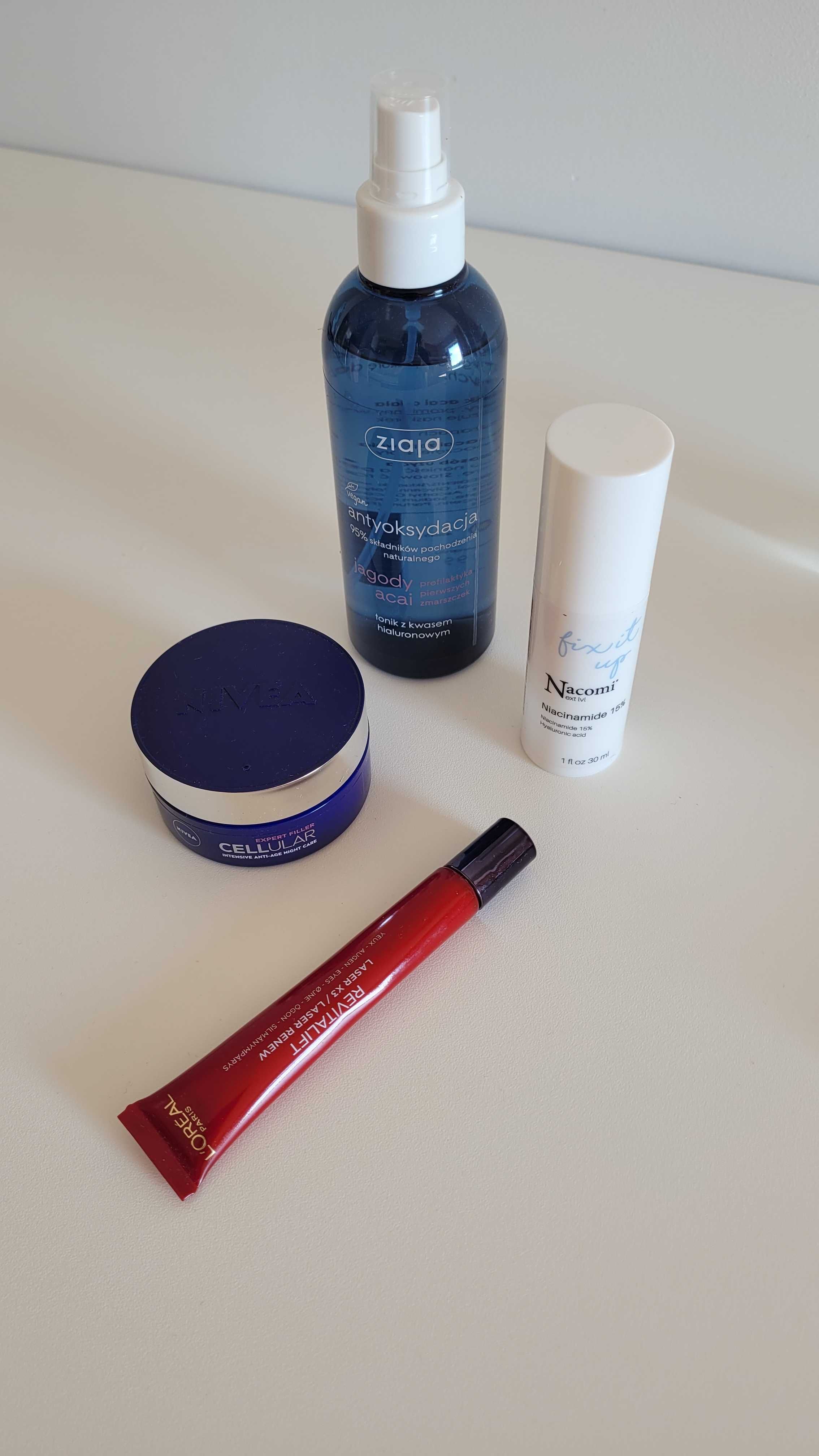 Krem Nivea cellular filler, krem pd oczy Loreal Revitalift +gratis