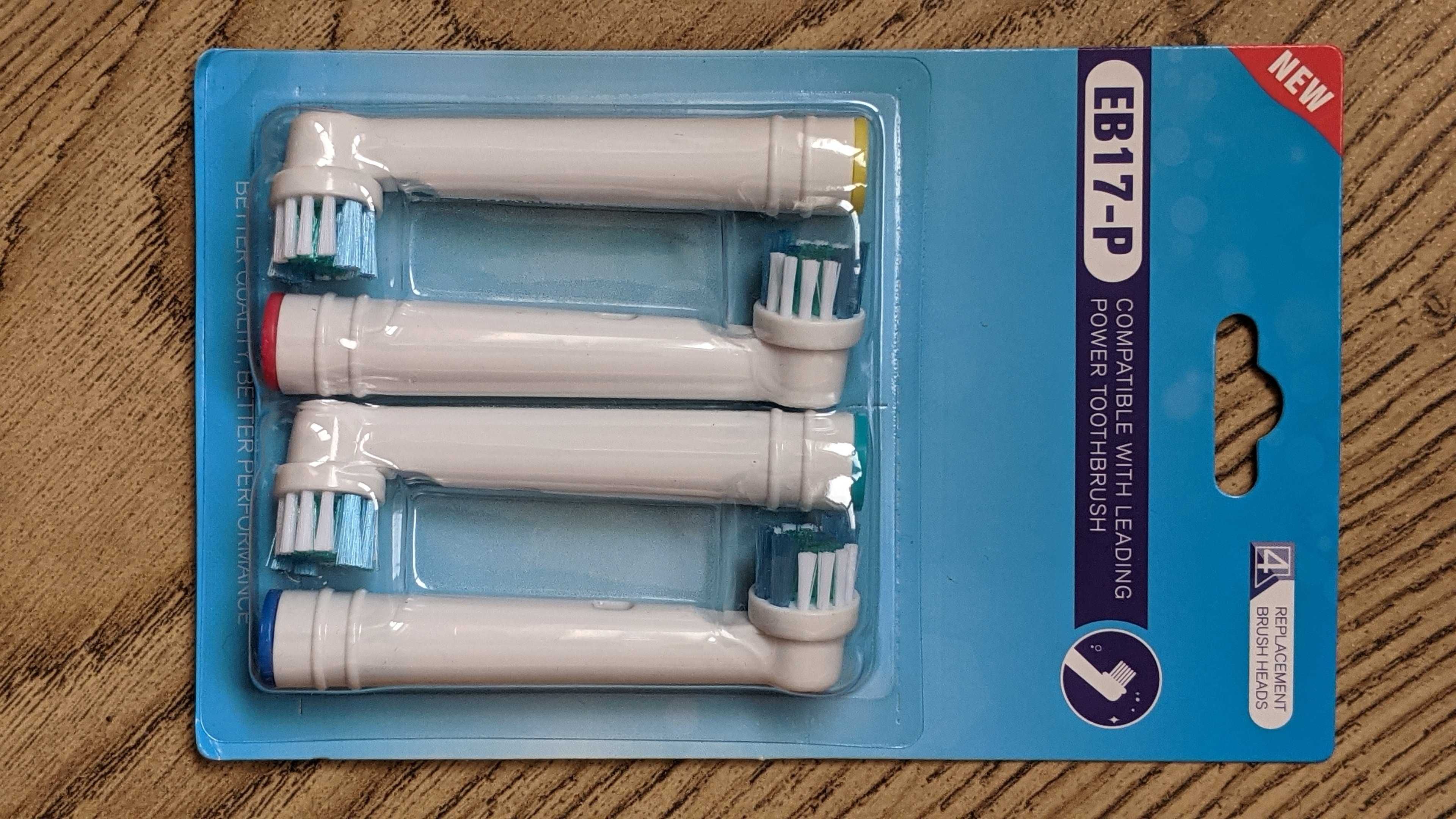 Насадки до електричних зубних щіток Oral-B 4 насадки EB-17P в упаковці