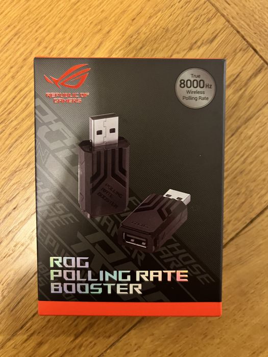 Asus ROG Azoth NX Red X-Kom + Asus ROG Polling rate Booster