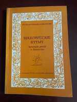 Mazowieckie Rytmy - poezja poświęcona Mazowszu (S. R. Dobrowolski)