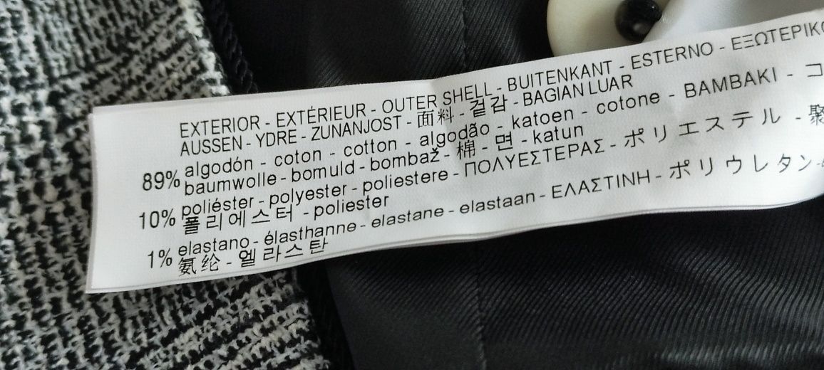 Żakiet damskib w kratę Zara