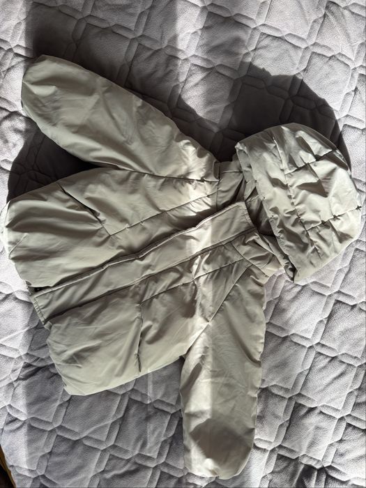 Зимова бежева курточка Zara 92р 18-24міс 1,5-2р дитяча