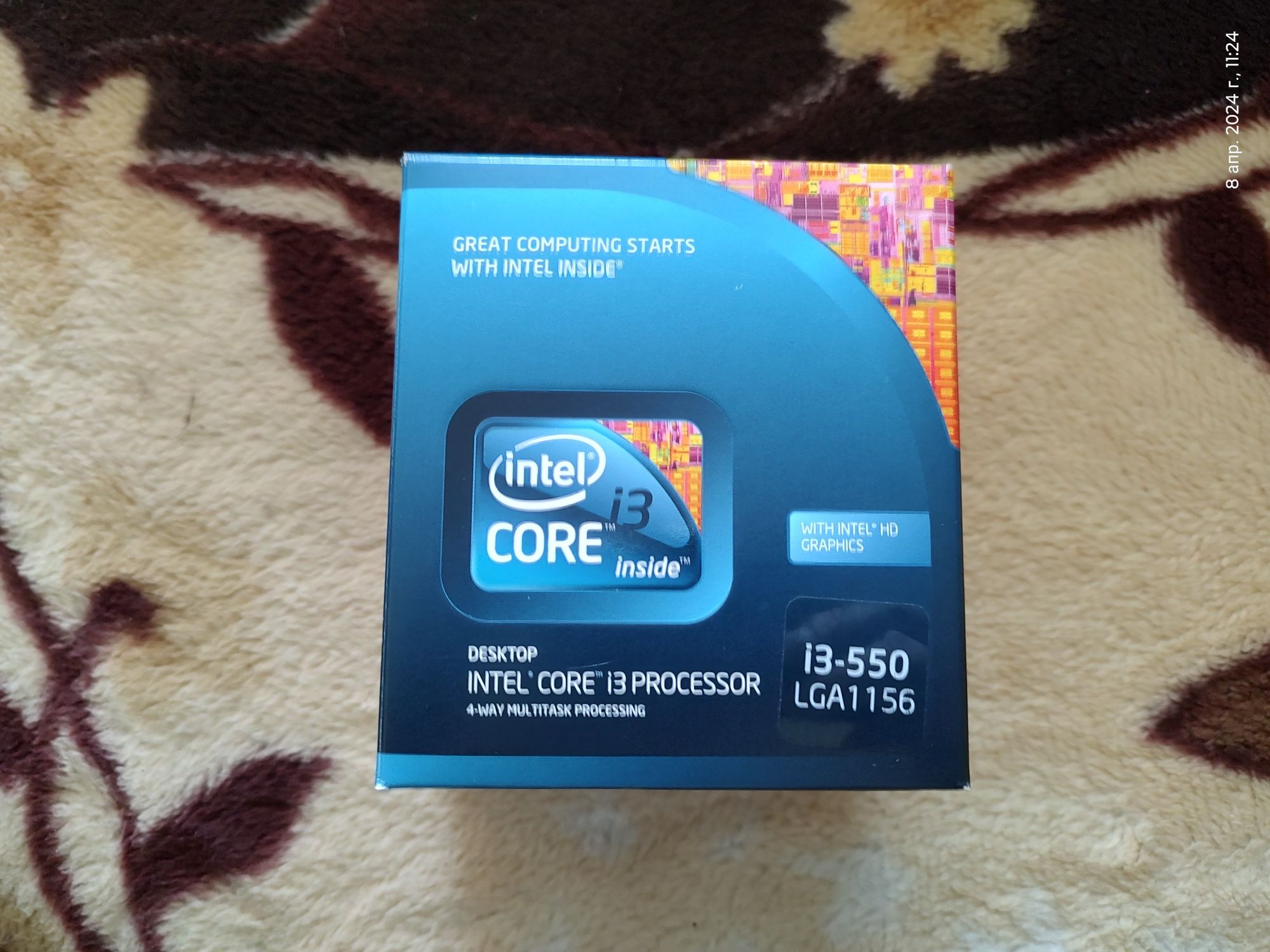 Процессор Intel Core i3-550 (LGA1156, 3,2 Ггц) Новый