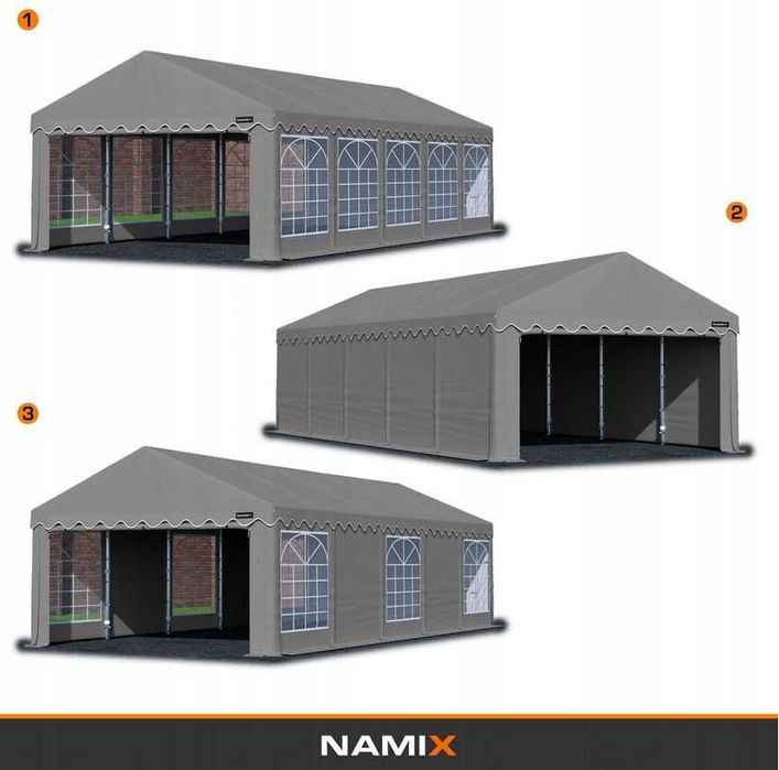 *** PROMOCJA *** Namiot COMFORT 6x8 magazyn handlowy garaż PVC 560g/m2
