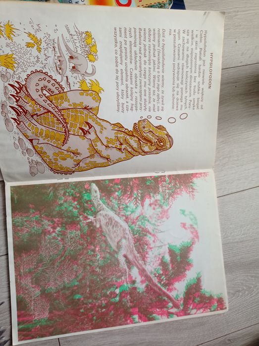 Dinozaury okulary 3d