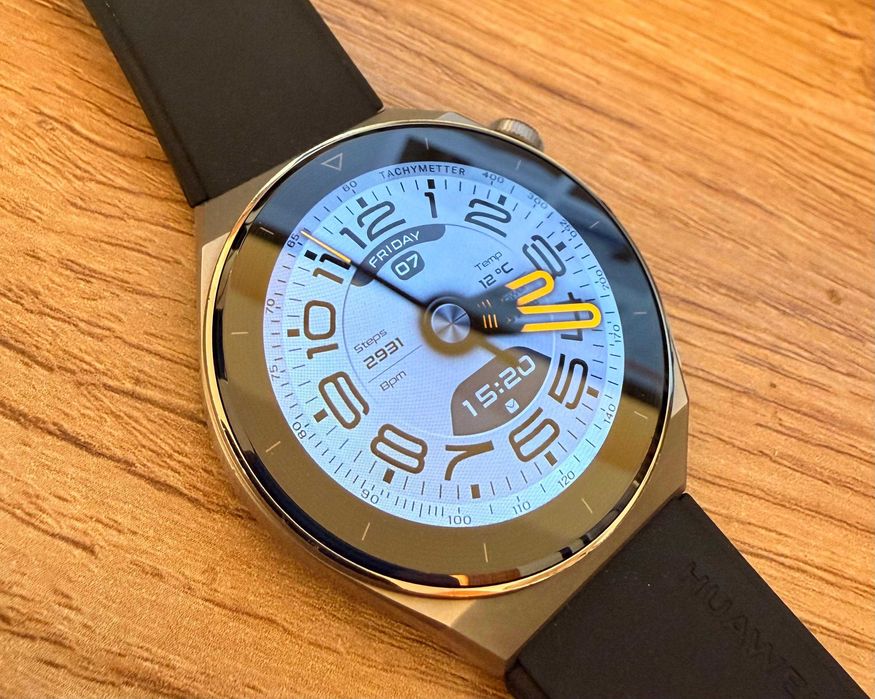 Smartwatch Huawei Watch GT3 PRO - tytanowa obudowa, szafirowe szkło