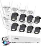 System kamer bezpieczeństwa ZOSI 4MP QHD 2.5K WiFi