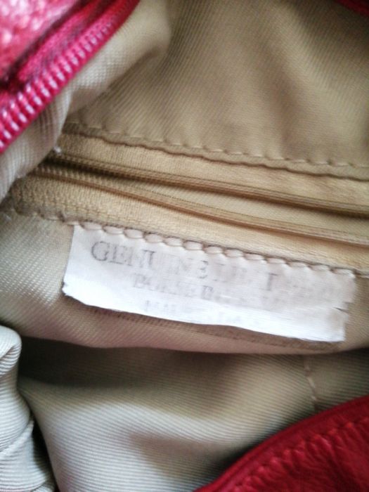 Шкіряна фірмова італійська сумка