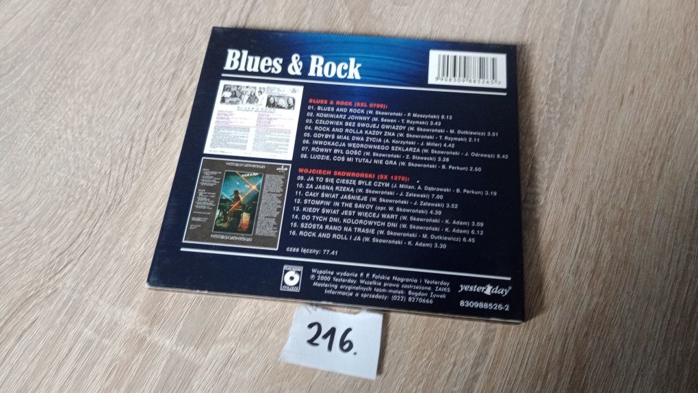 Blues & Rock plus Wojciech Skowroński 2000 CD. 216.