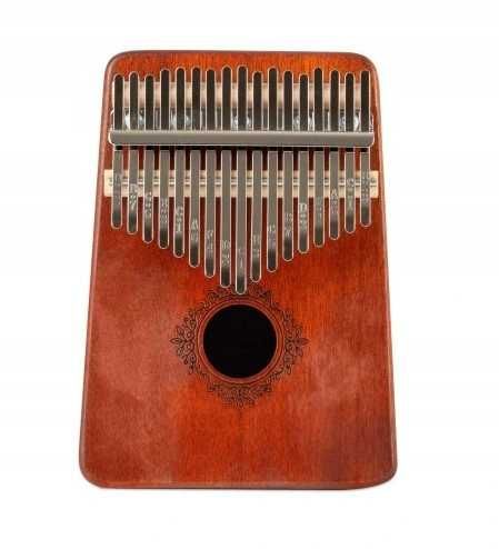 KALIMBA drewniana INSTRUMENT afrykański muzyczny PIANINO 17 klawiszy