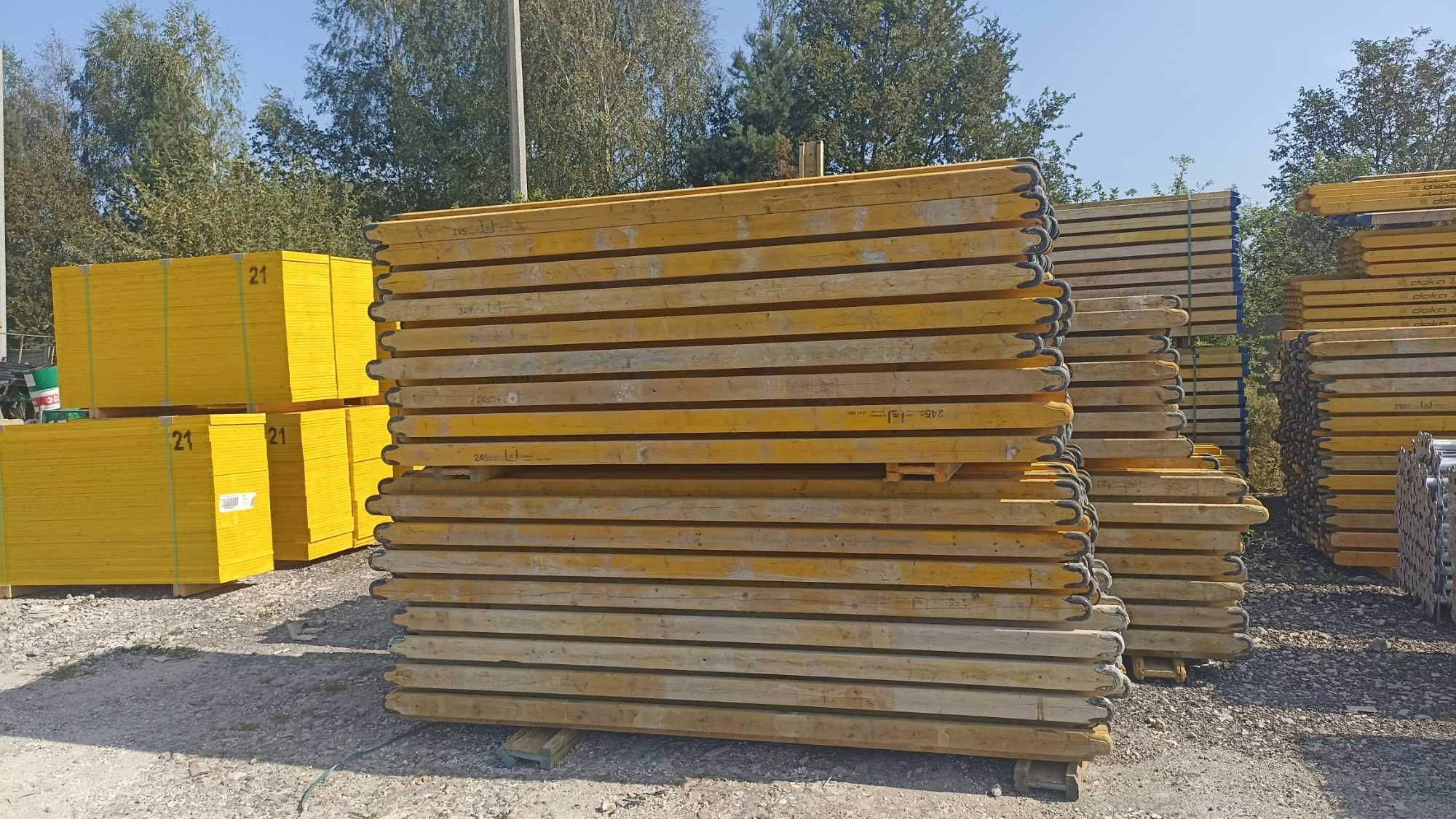 Stemple budowlane używane Podpora stropowa Szalunek stropowy Dźwigar
