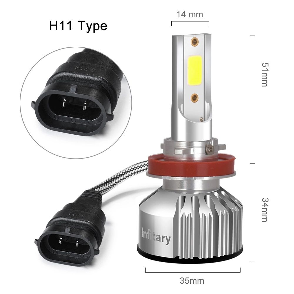 Lâmpadas Led Auto - H1 -H4 - H7 - H8 - H11