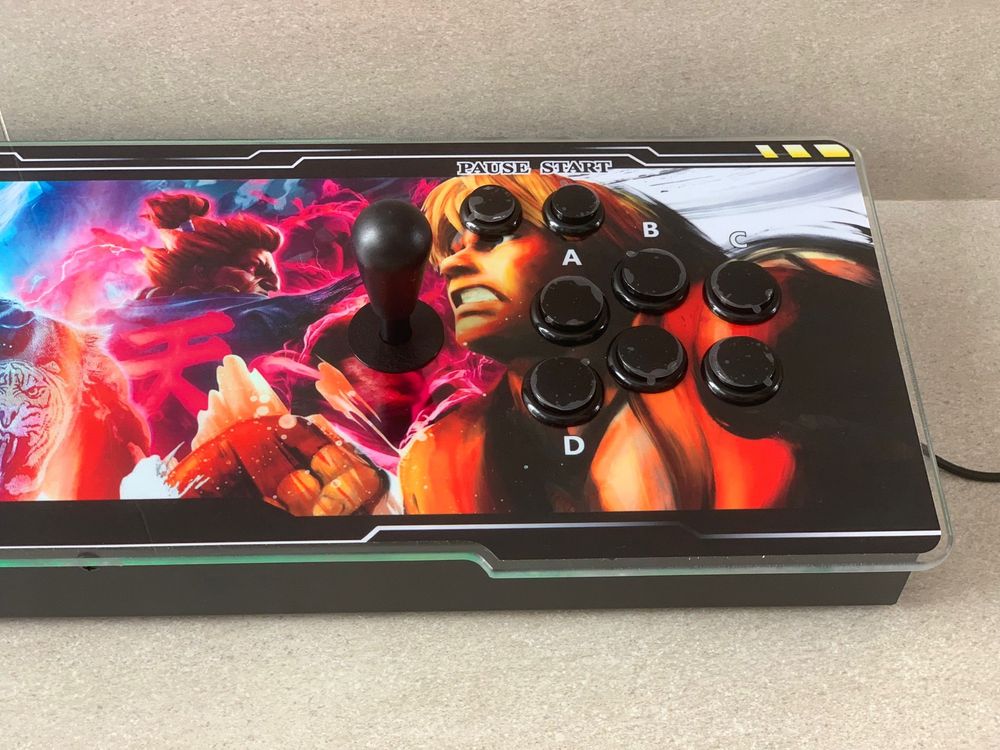 Pandora box retroiluminada 4 jogadores com coluna e 26800 jogos