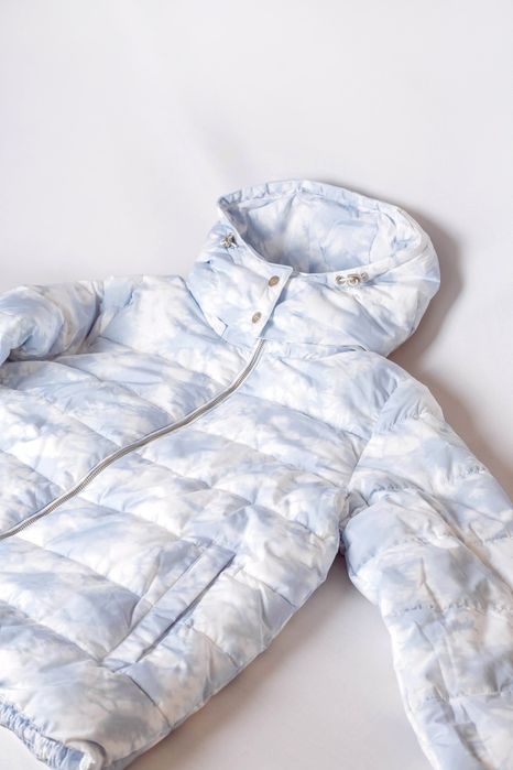 CALVIN KLEIN оригинал. Куртка зимняя холодная осень голубая XL