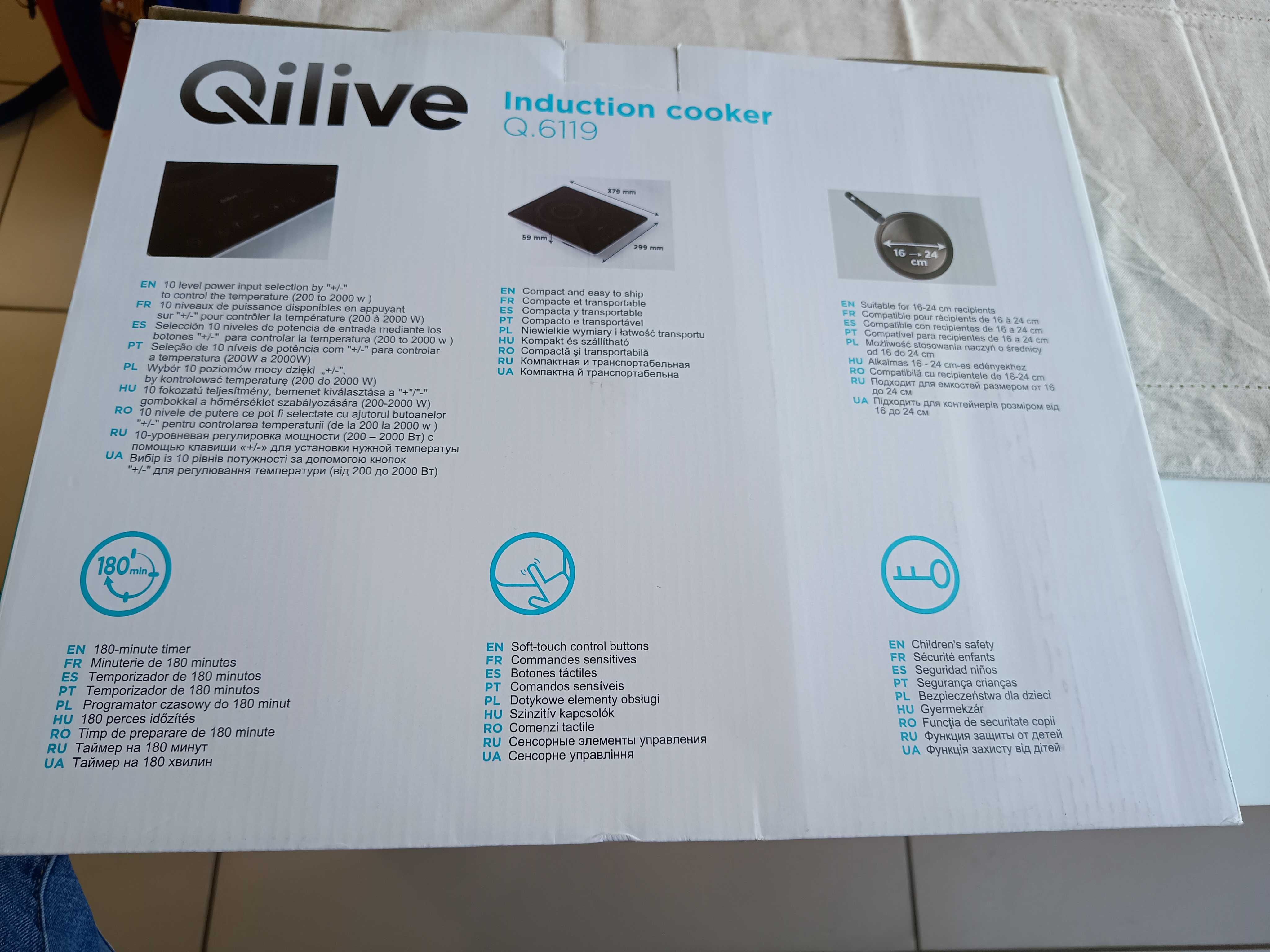Płyta indukcyjna Qilive Q.6119 - Nowa.