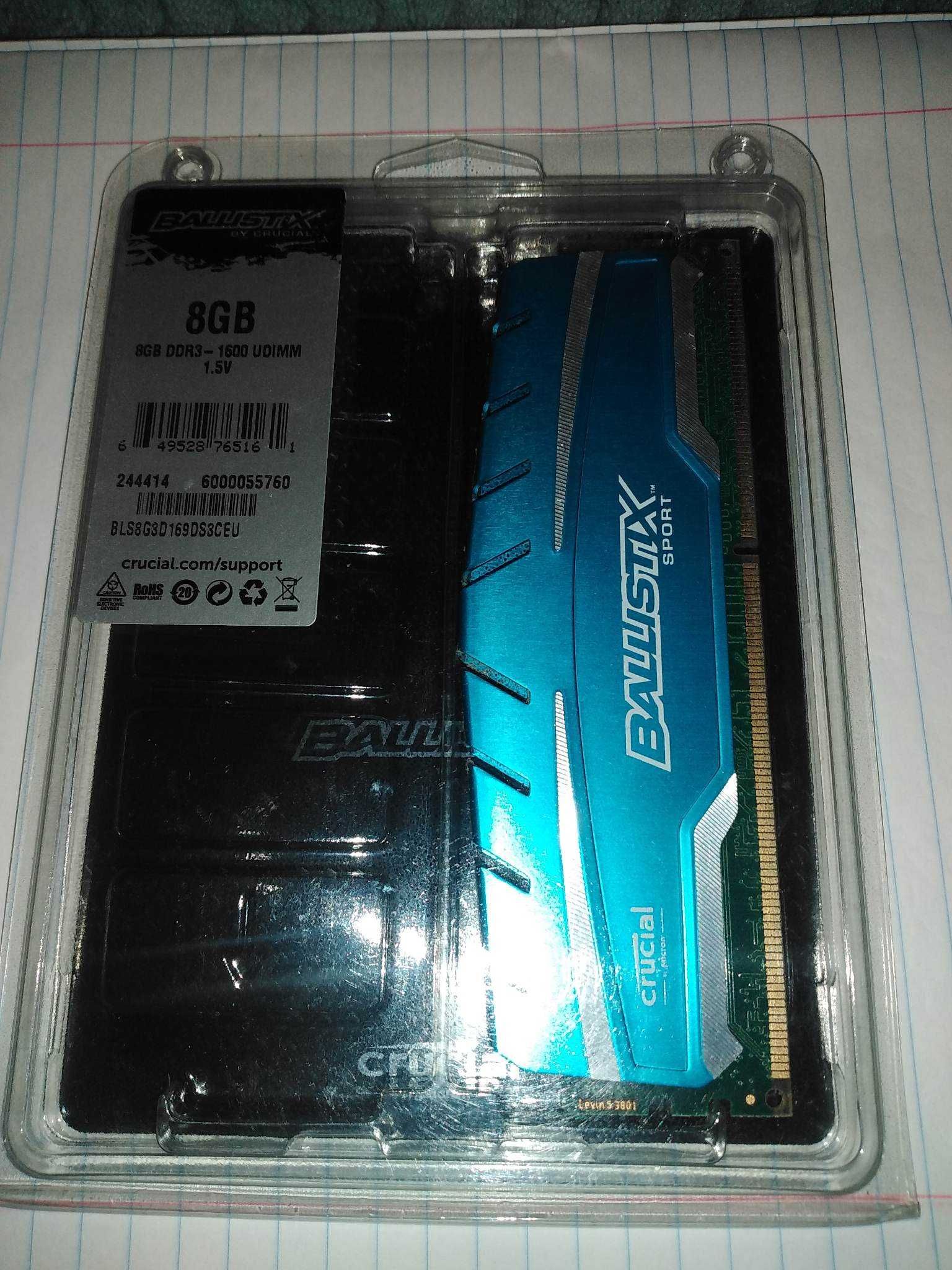 memorias crucial ballistix sport