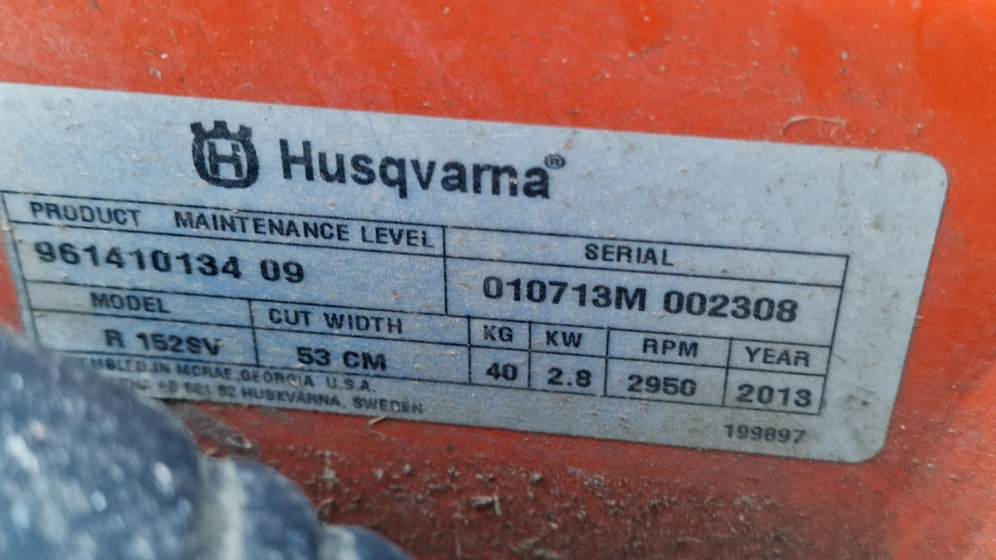 Husgvarna R 152 sv 2.8 kW Super sprzęt na lata