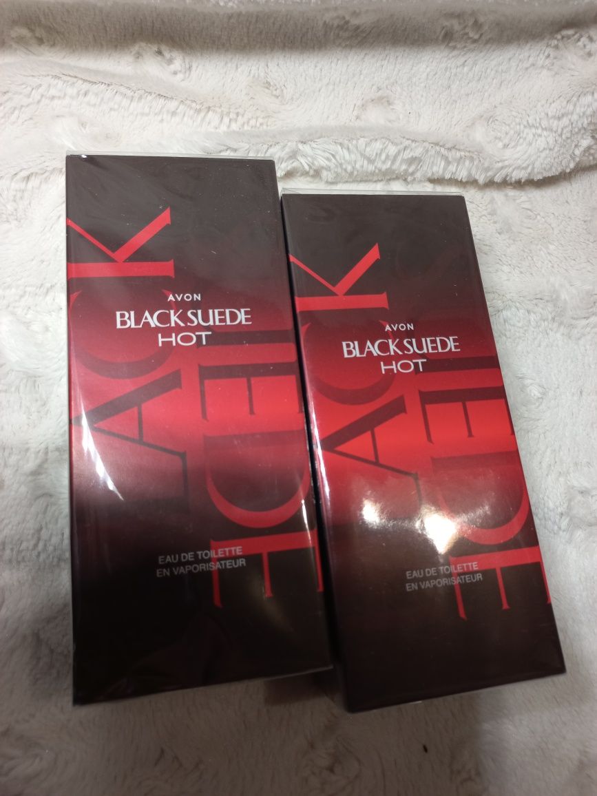 Black suede Hot czerwona męska 125ml Avon Woda toaletowa