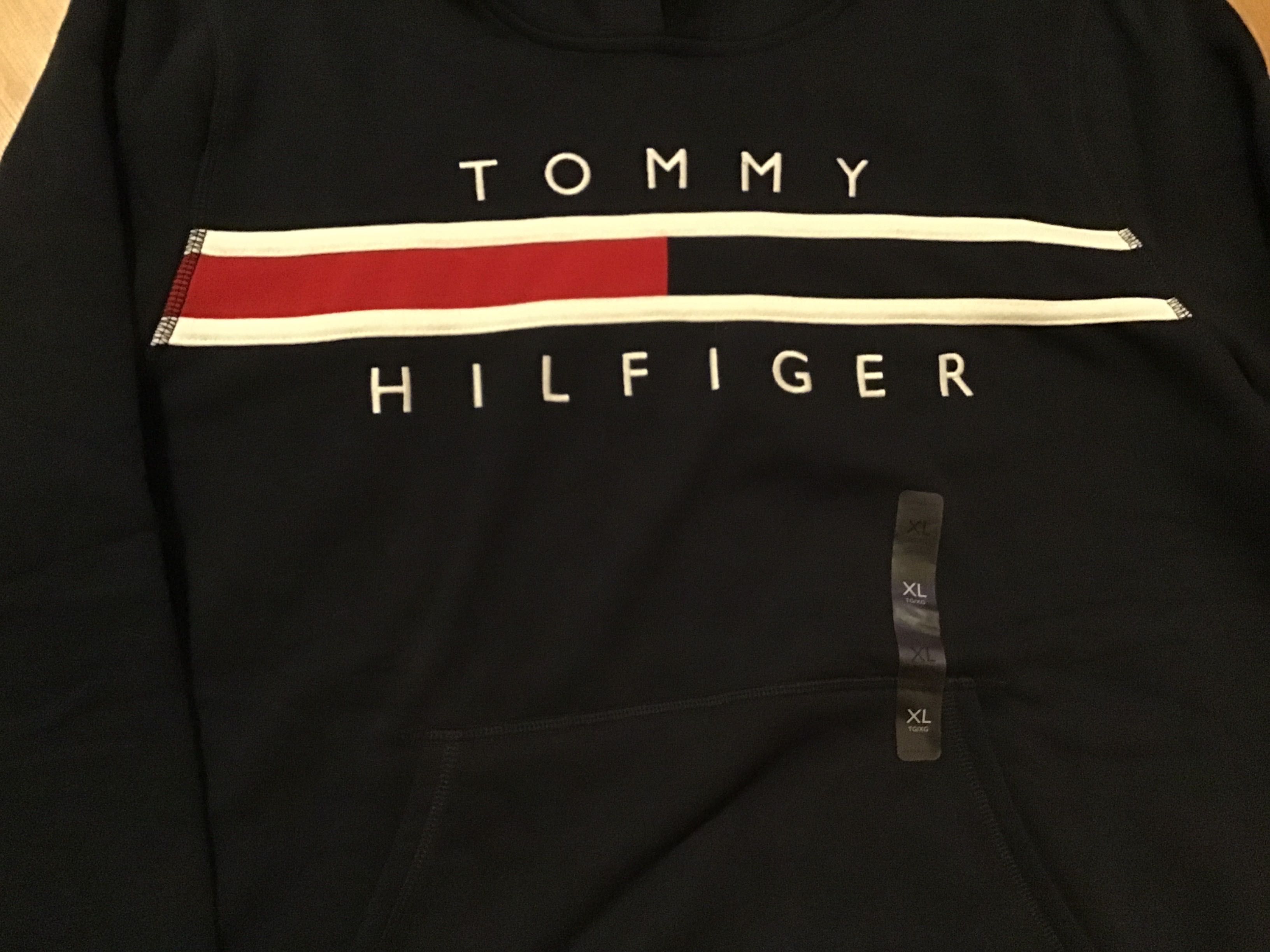 Bluza Tommy Hilfiger z kapturem granatowa NOWA  XL, oryginał z USA