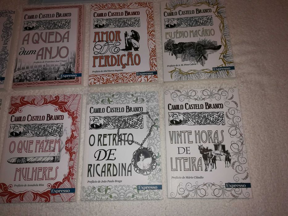 obra essencial de camilo castelo branco (coleção de 8 livros) 2016