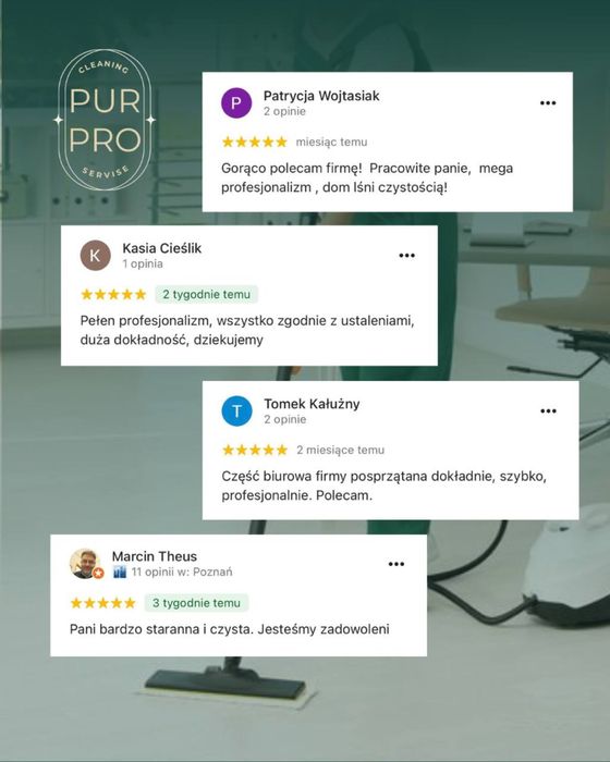 Sprzątanie mieszkań, domów, biur