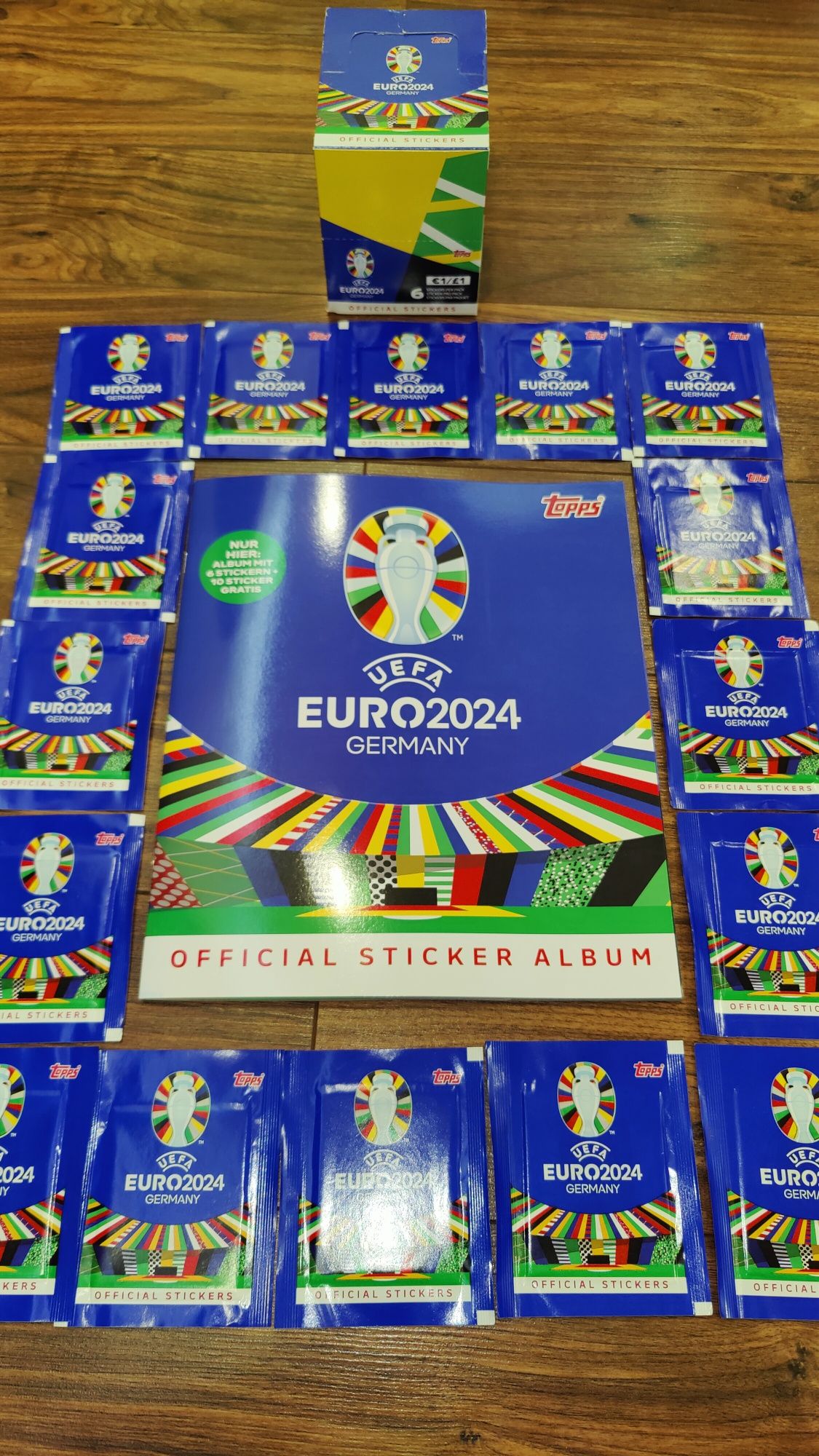 Альбом та стiкери Euro 2024 (Topps/Panini)