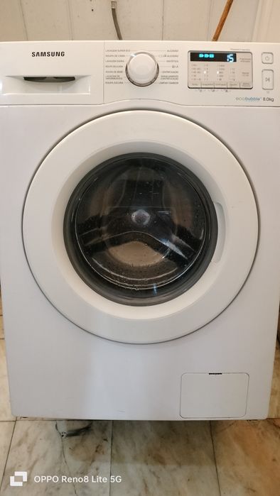 Máquina Samsung eco bubble 8kg 1400rpm A+++