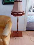 Lampa stojąca stylowa abażur Prl!!Okazja