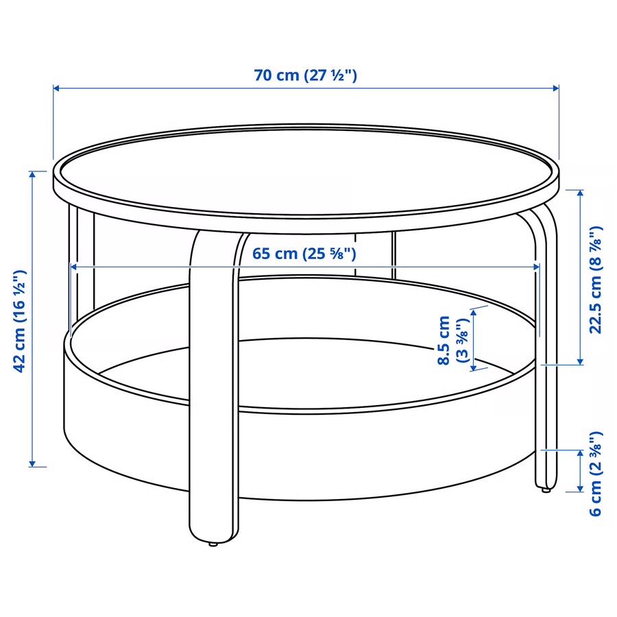 Mesa de centro Ikea BORGEBY