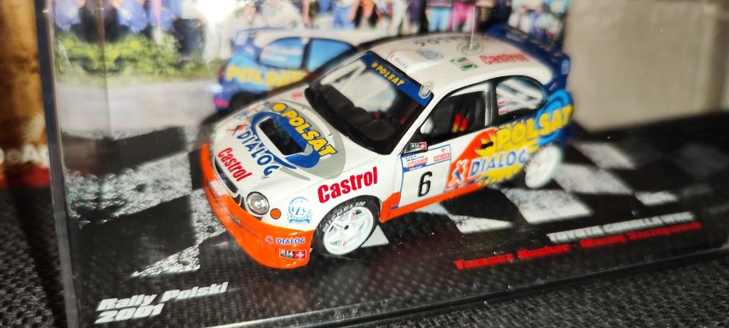 Model rajdowy Deagostini Toyota Corolla WRC Tomasz Kuchar 1:43 Nowy