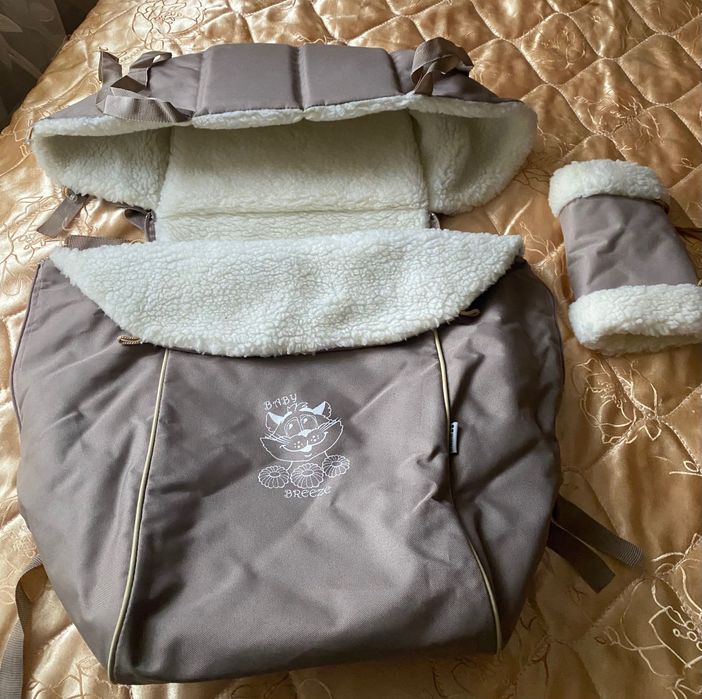 Конверт для новонароджених з овчини