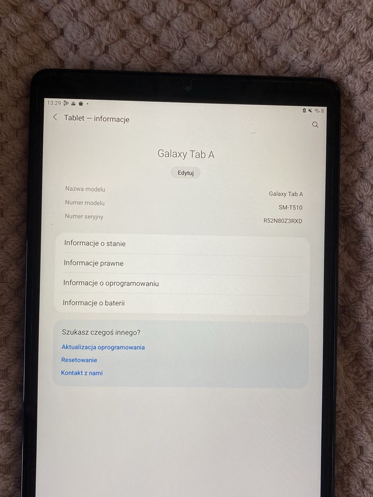 Tablet Tab A używany