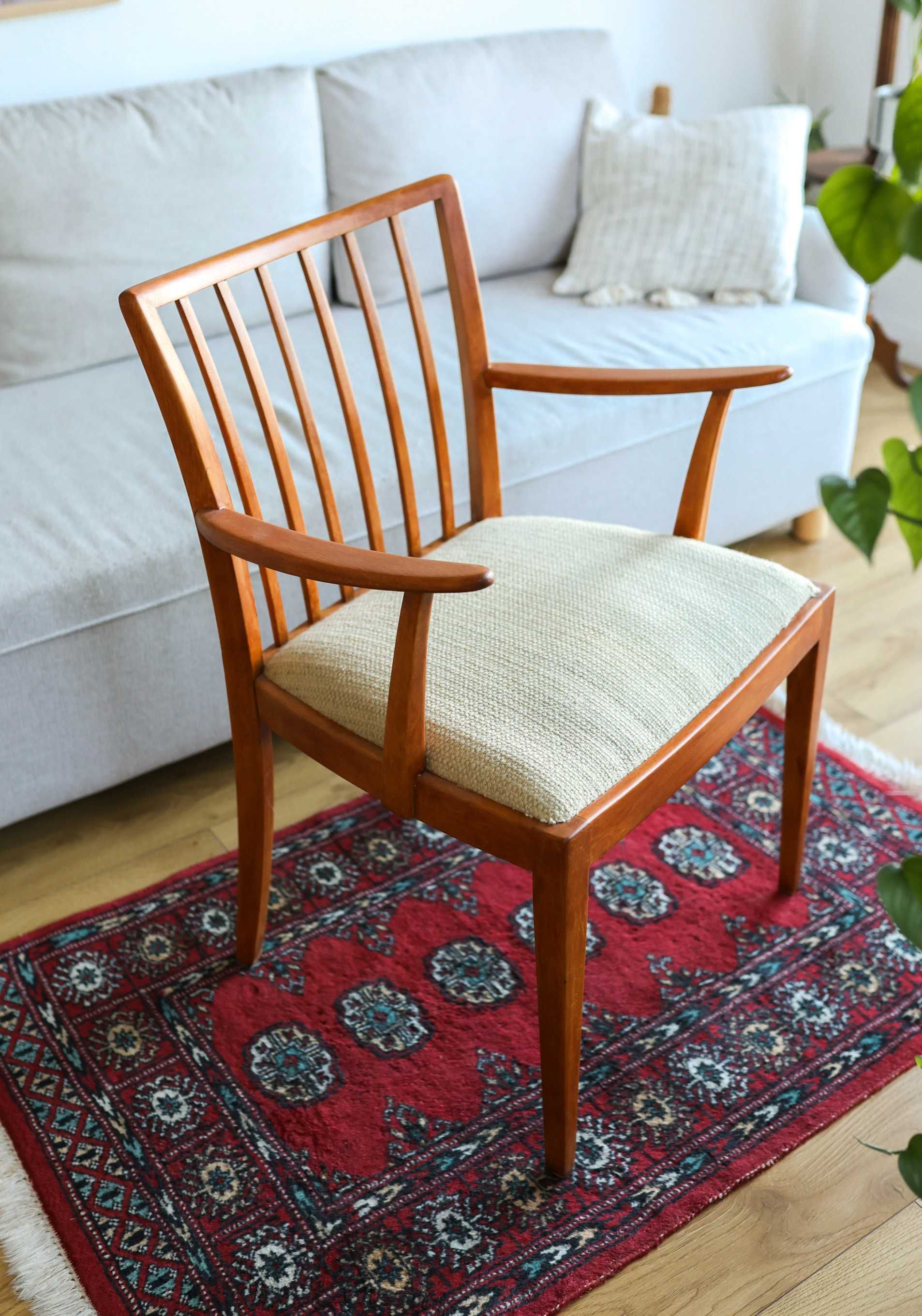 Krzesło z lat 60 fotel mid-century prl