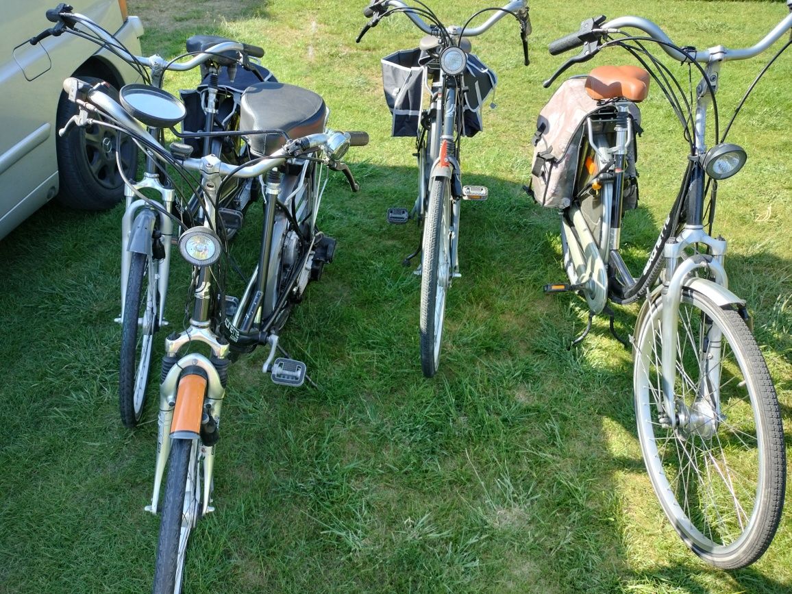 Holenderskie rowery spalinowe Saxonette Spartamet Sachs